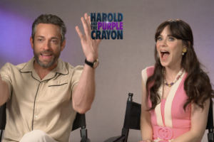 Zachary Levi and Zooey Deschanel